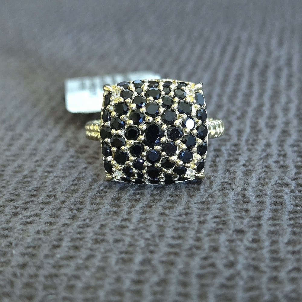 Hirajule Black🖤 Spinel Cushion Ring💍 - NWT